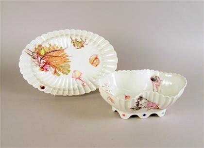 A Haviland Limoges porcelain serving 4c608