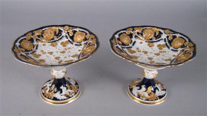 Pair of Meissen porcelain tazzas 4c60b