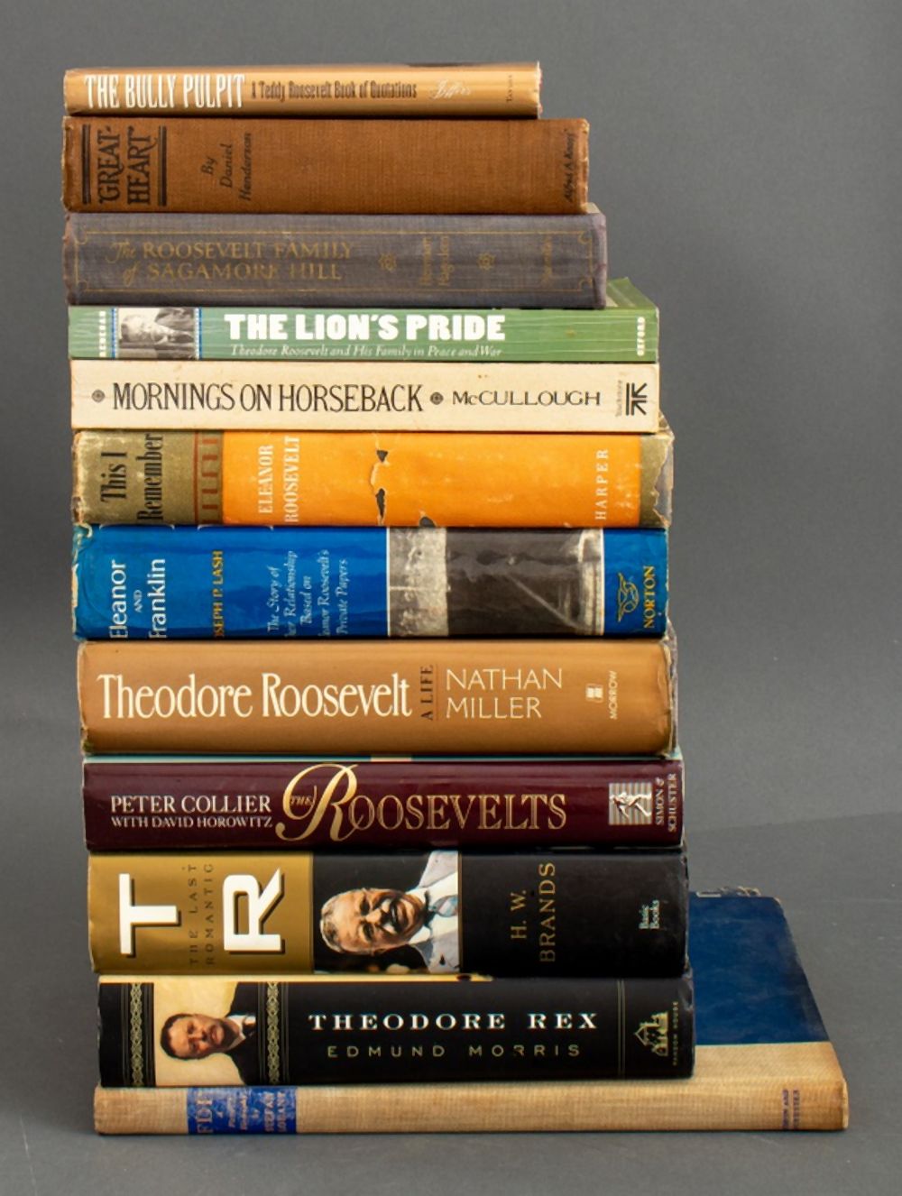 GROUP OF BOOKS OF ROOSEVELT FAMILY