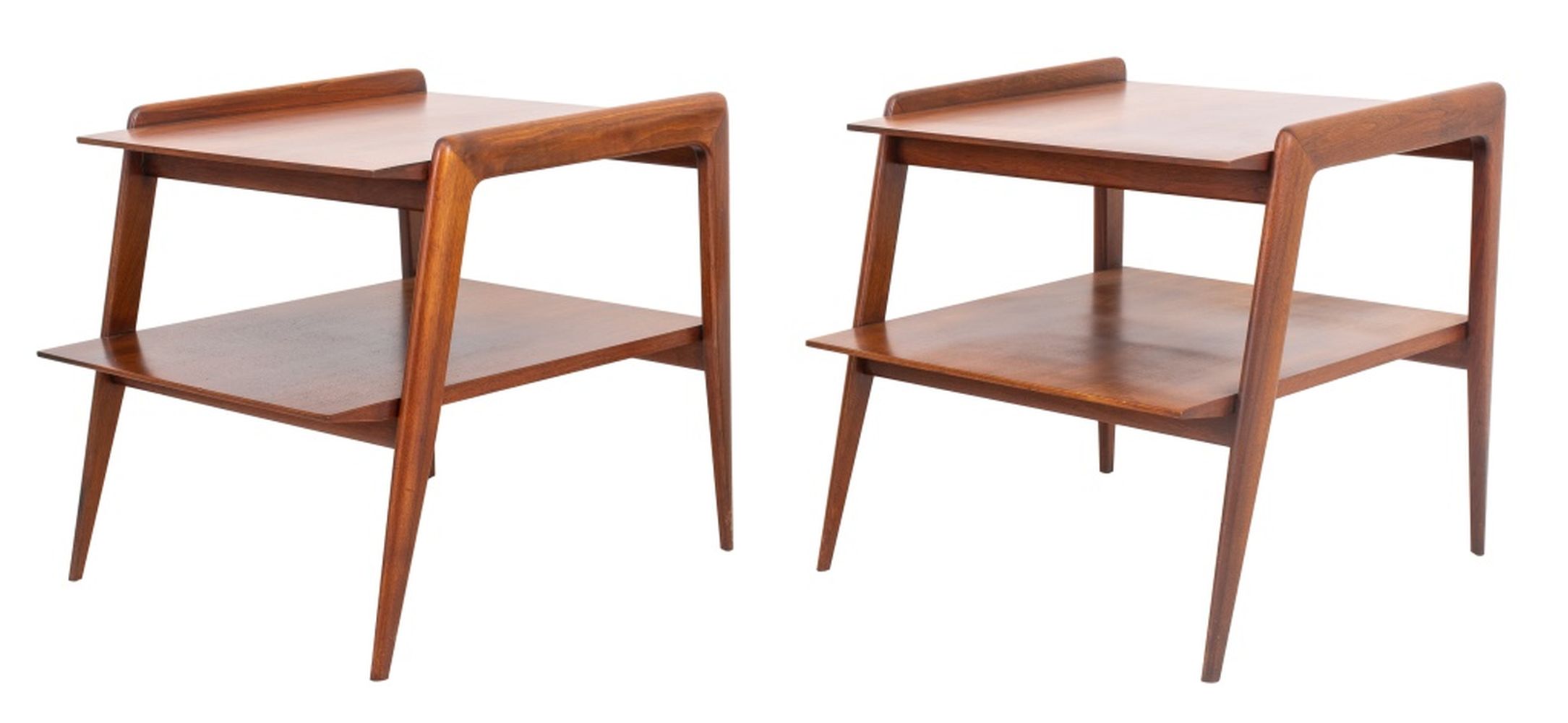 GIO PONTI FOR M. SINGER & SONS END TABLES,