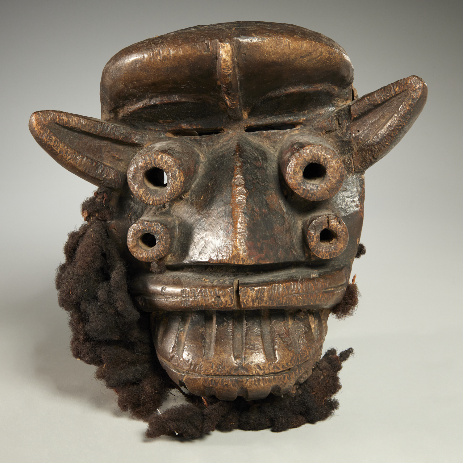 GUERE-WOBE PEOPLES, CARVED MASK,