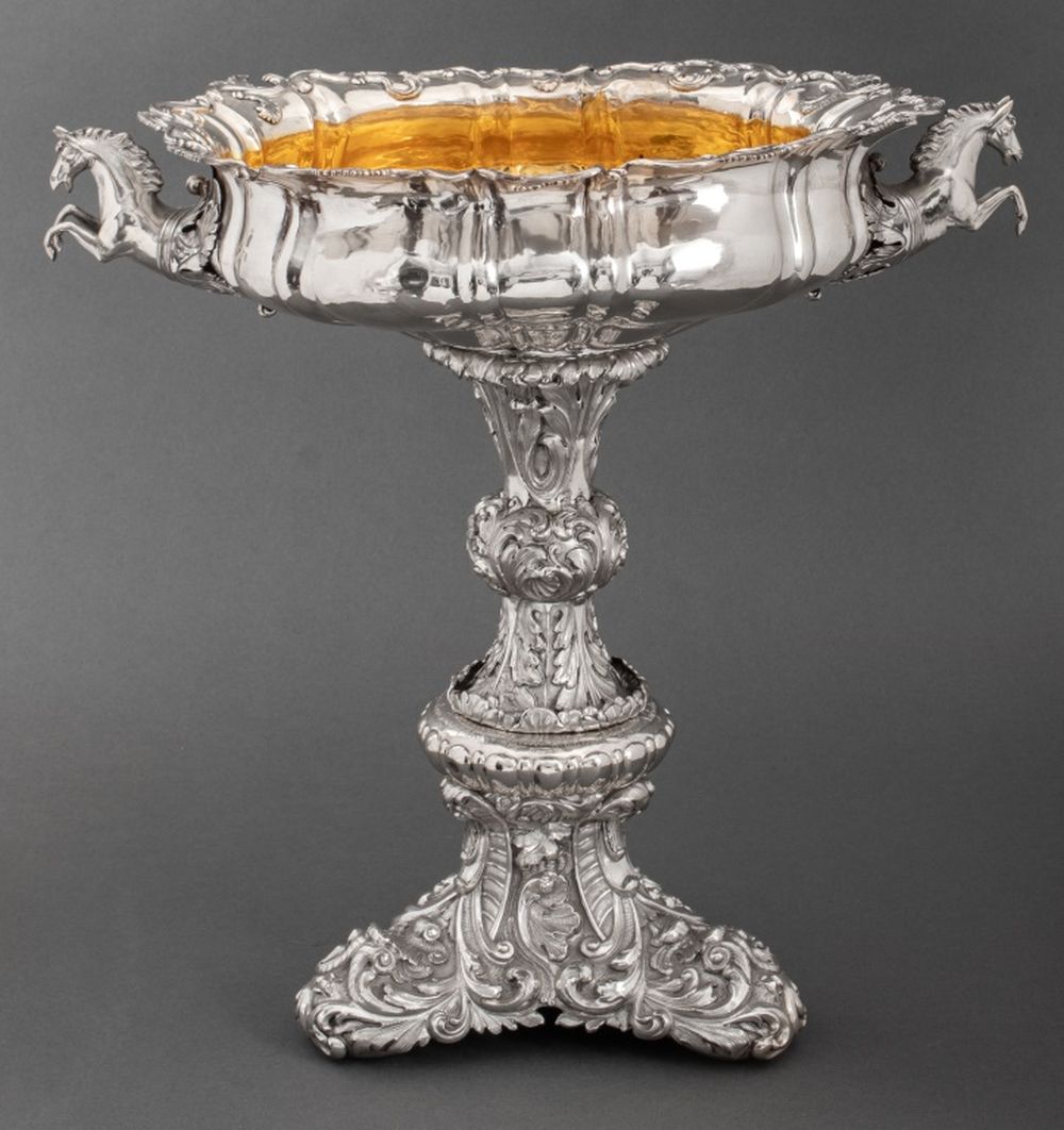 JACOB WIBERG RUSSIAN SILVER CENTERPIECE  2fbd01