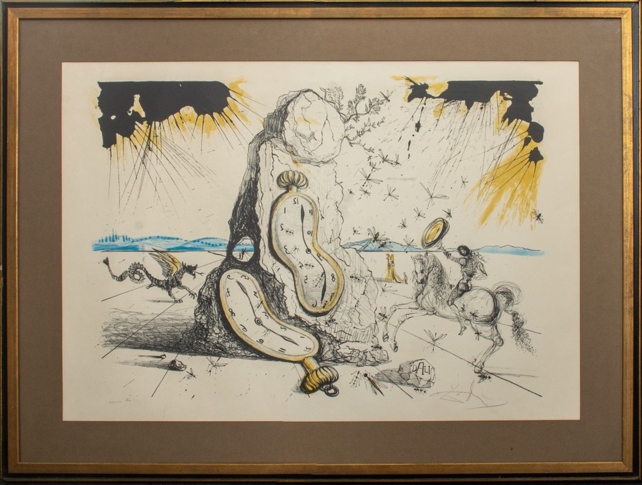 SALVADOR DALI "COSMIC RAYS ..."