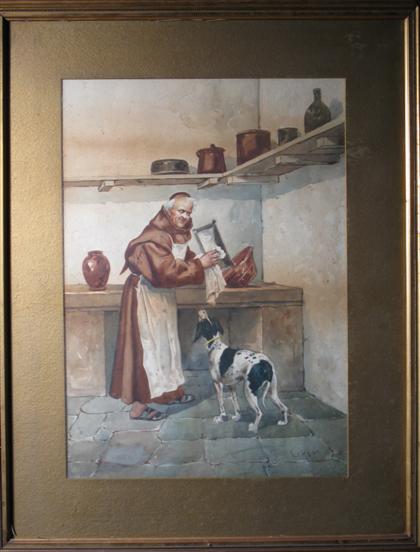 LEROY 19th century FRIAR IN 4c622