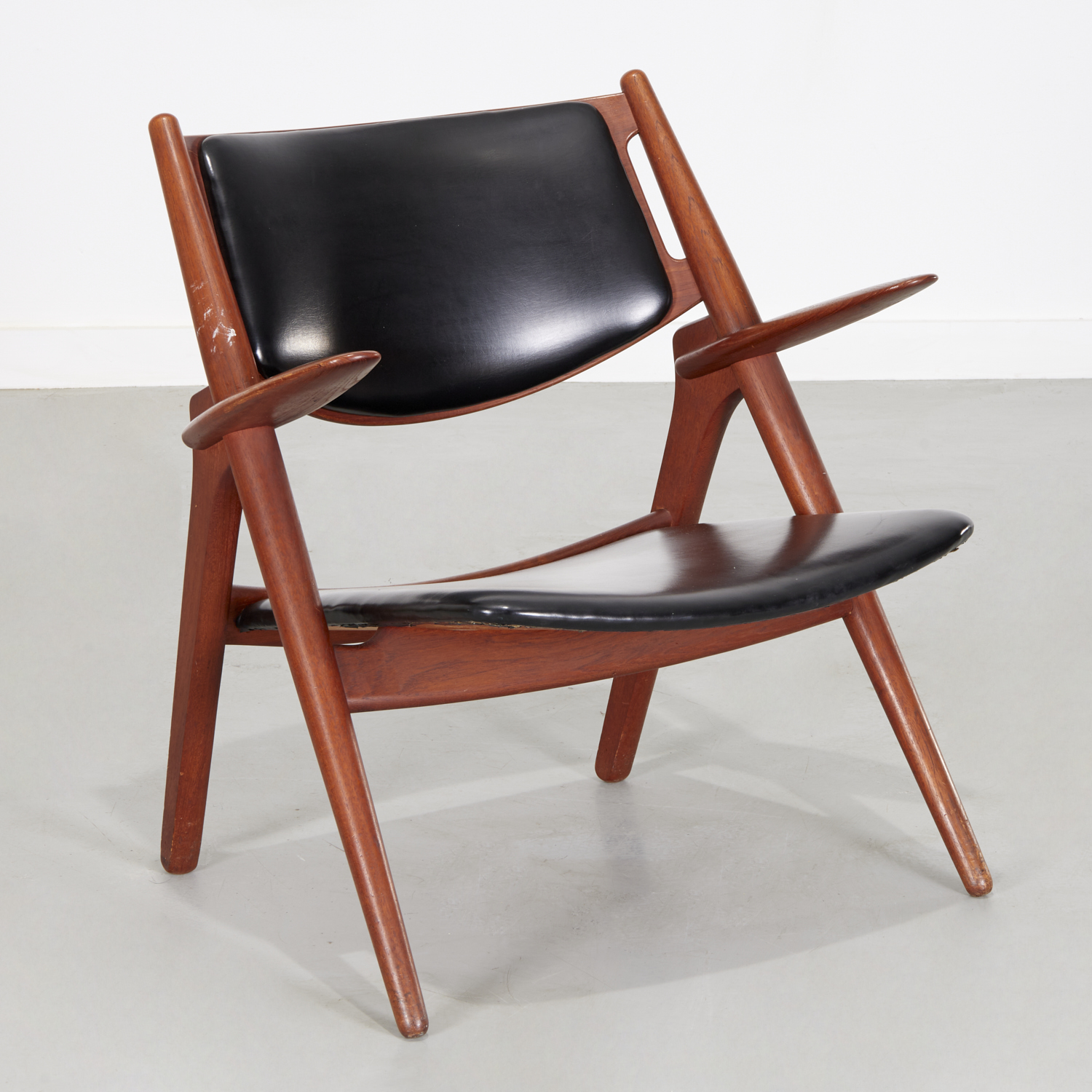 HANS WEGNER TEAK SAWBUCK CHAIR 2fbd77