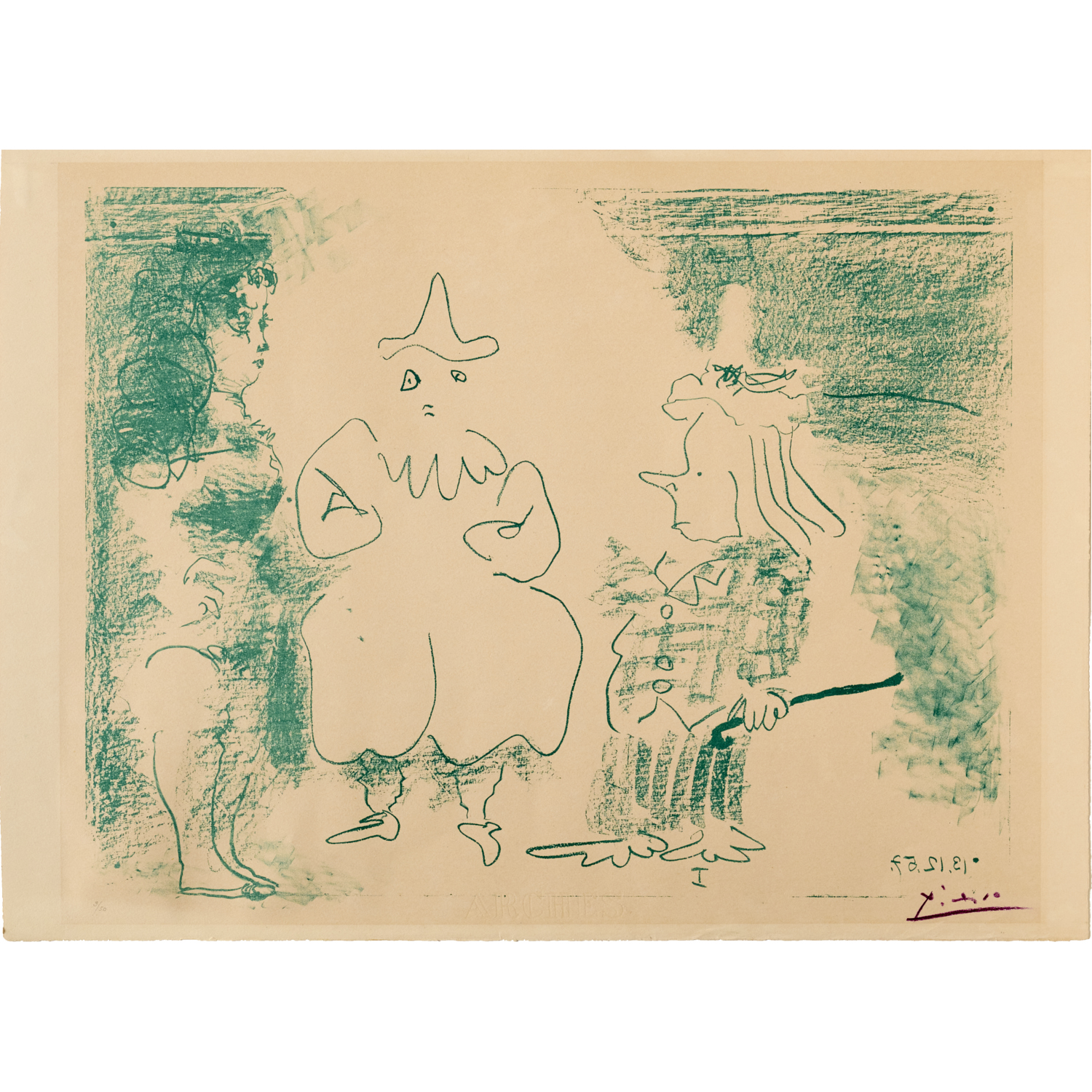 PABLO PICASSO AFTER SIGNED LITHOGRAPH  2fbdb0