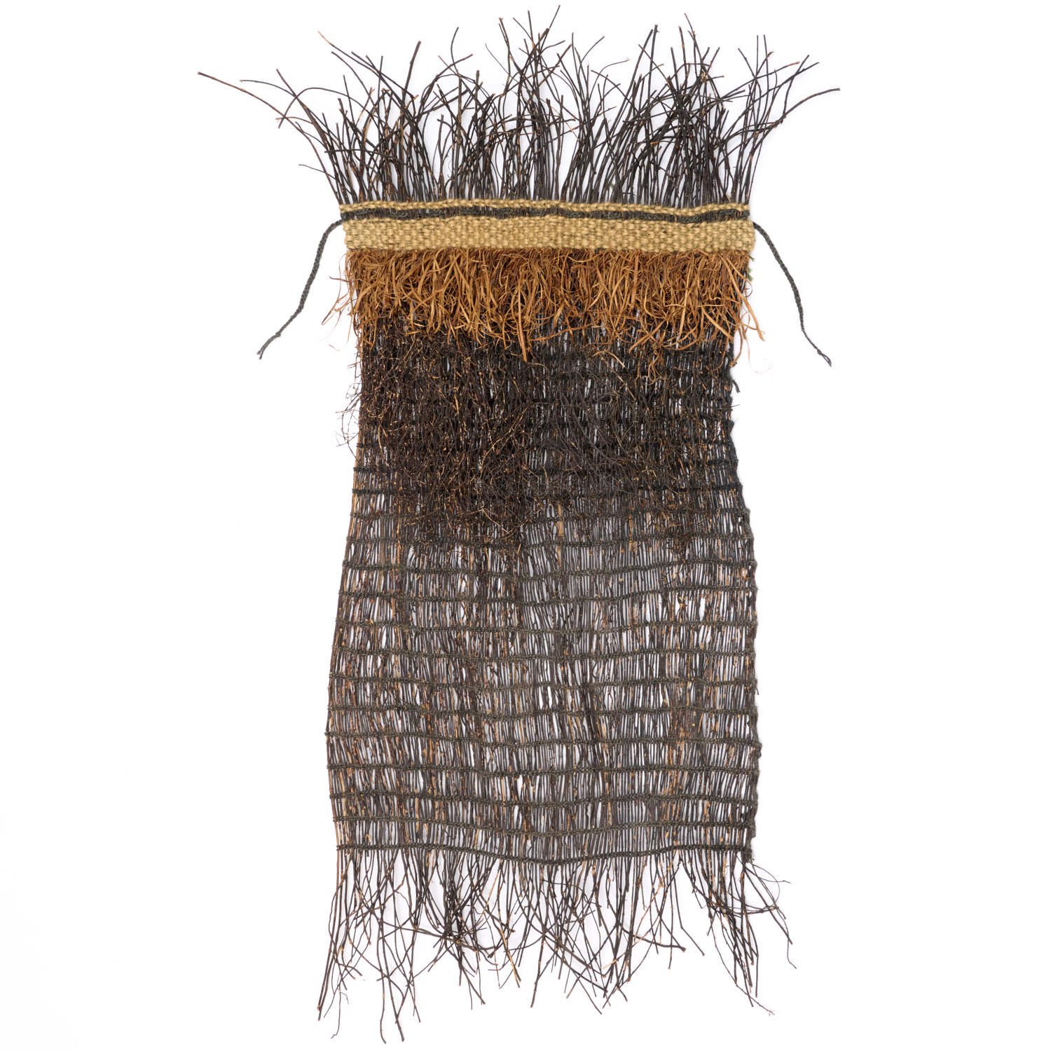 LANE HAWKINS, WOVEN GRASS CLOAK, C.