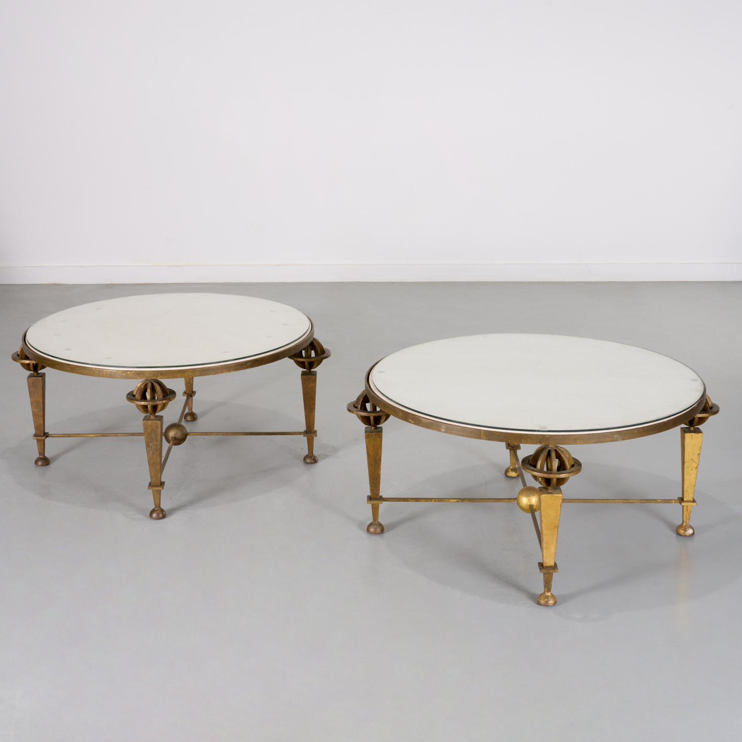 ANDRE ARBUS (MANNER), PAIR GILT