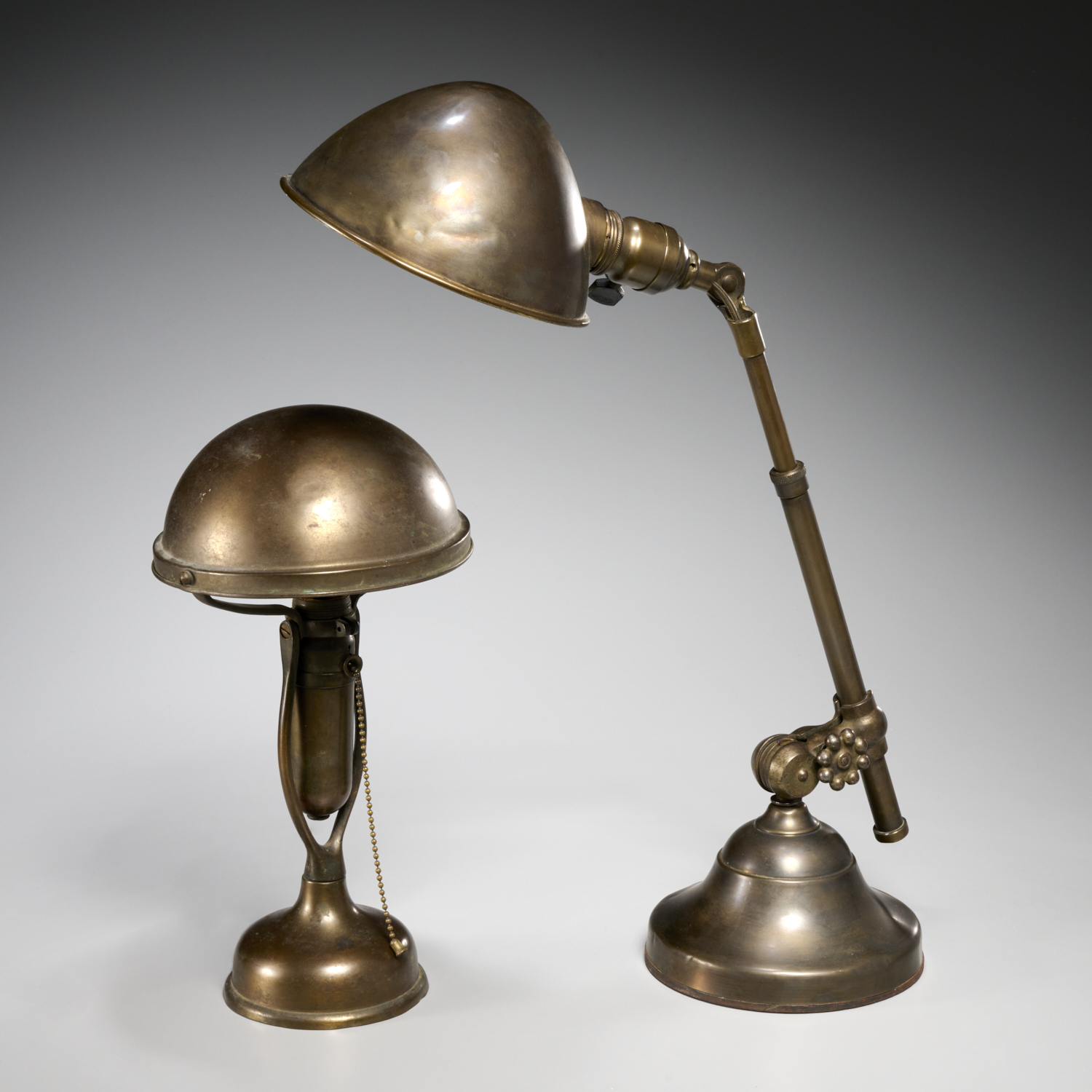  2 EARLY 20TH C TASK LAMPS INCL  2fbe52