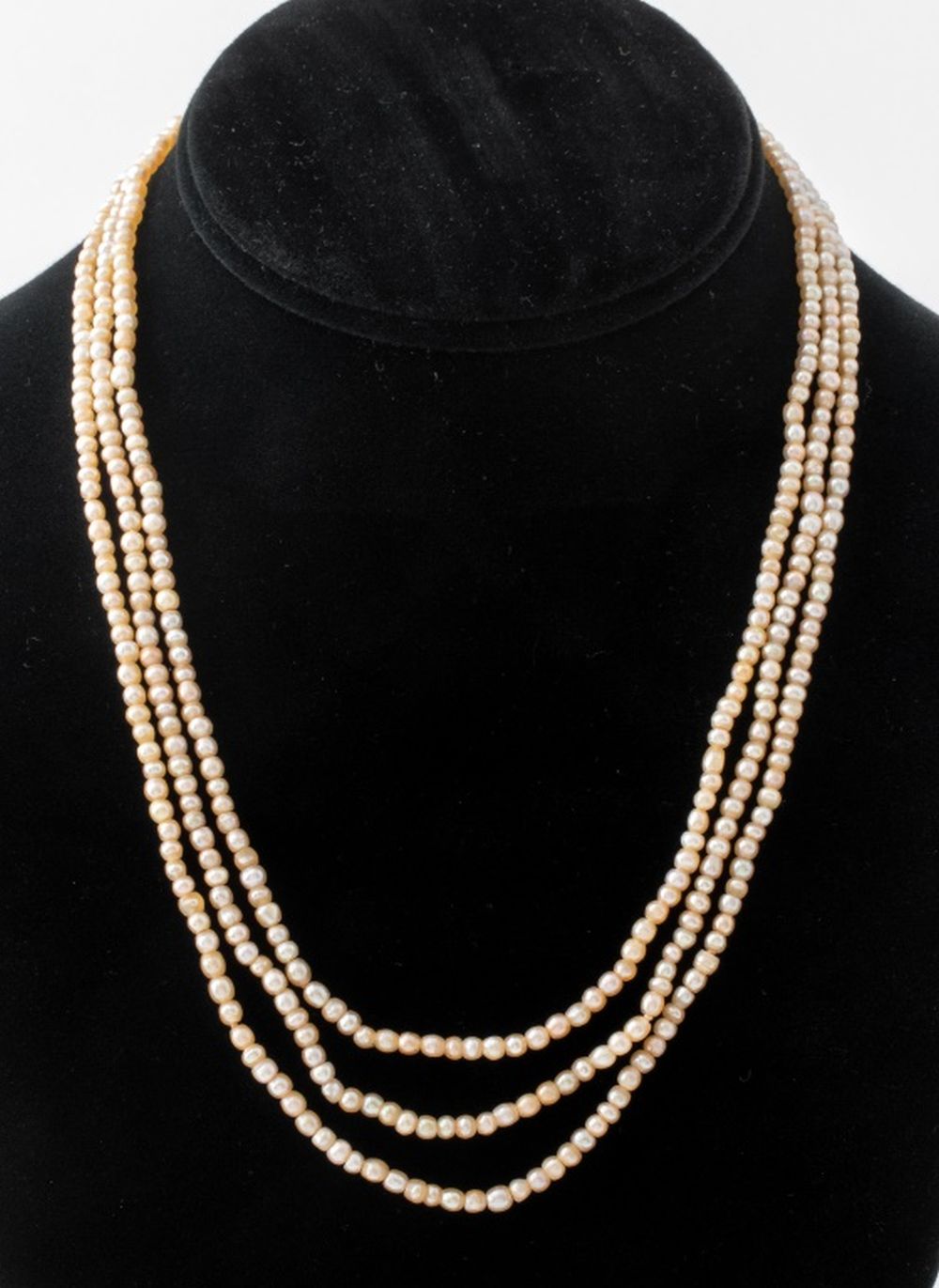 NATURAL PEARL NECKLACE 14K DIAMOND 2fbee0