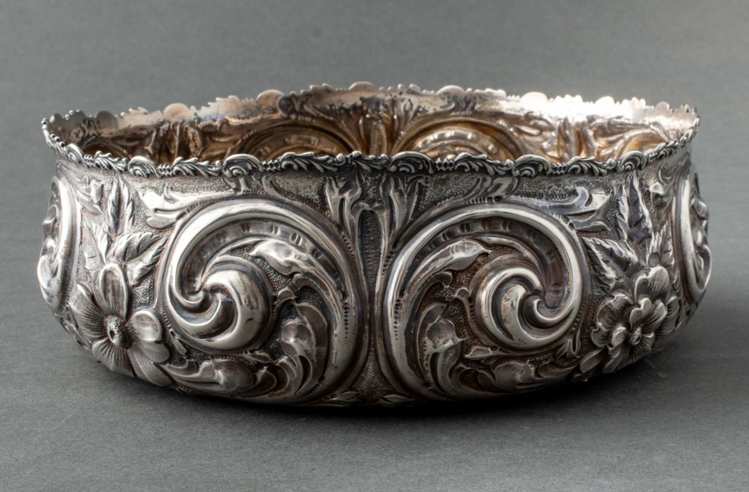 J.E. CALDWELL STERLING SILVER REPOUSSE