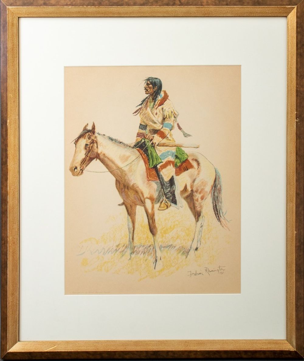 FREDERIC REMINGTON "AN INDIAN SCOUT"