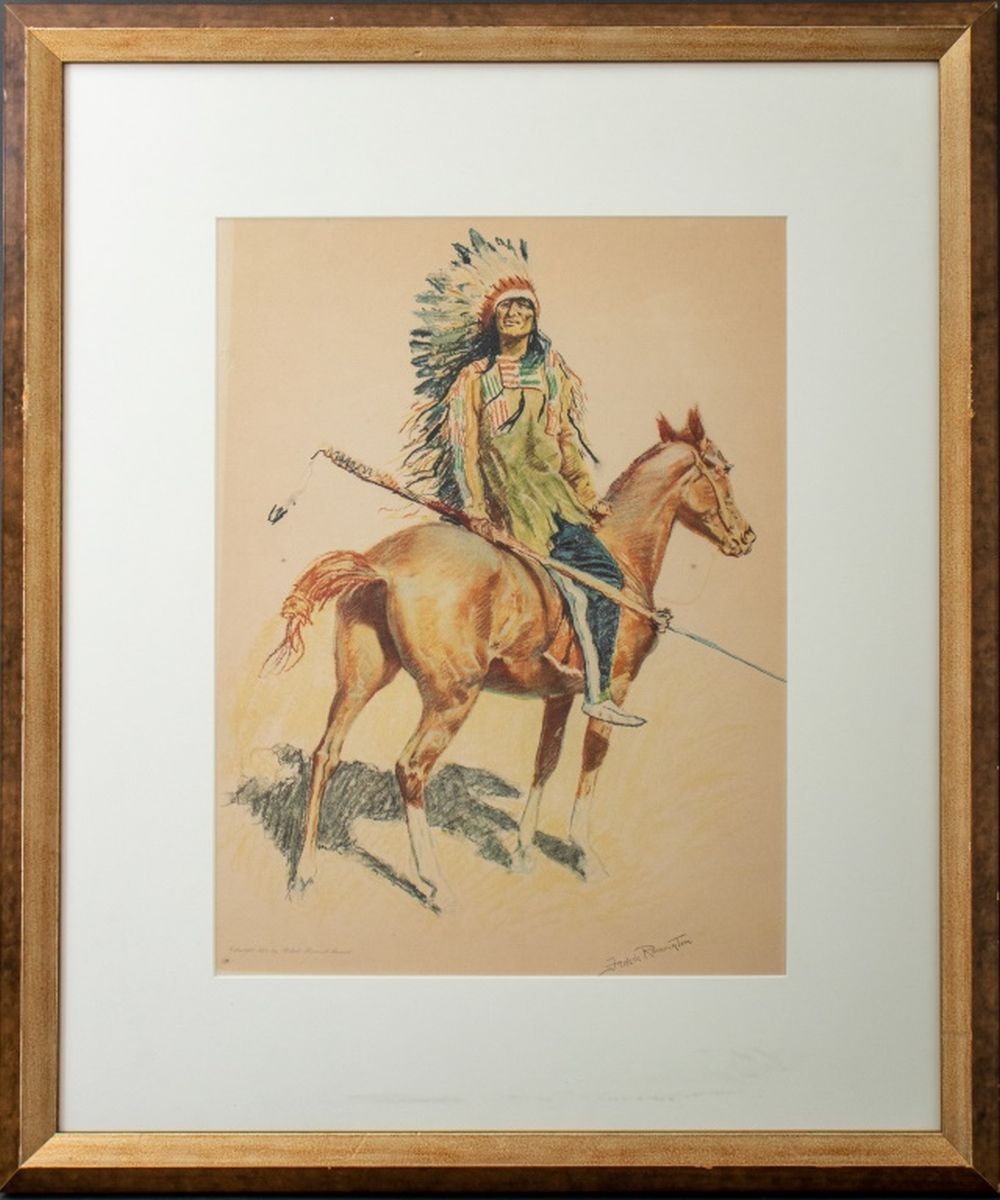 FREDERIC REMINGTON "THE SIOUX CHIEF"