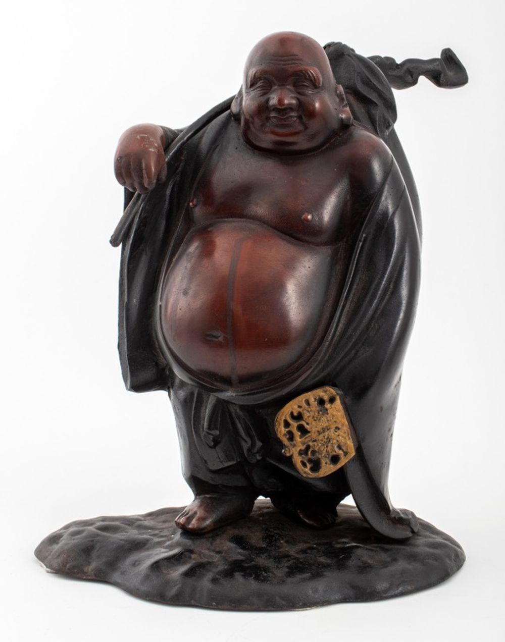 JAPANESE BRONZE HOTEI SAMA DEITY 2fc017