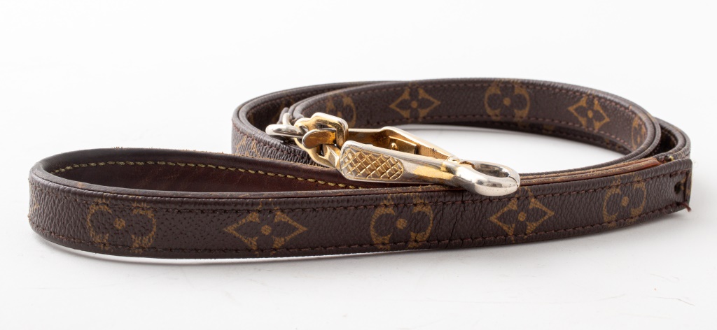 LOUIS VUITTON MONOGRAM DOG LEASH