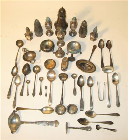 F  	Large group of assorted sterling
