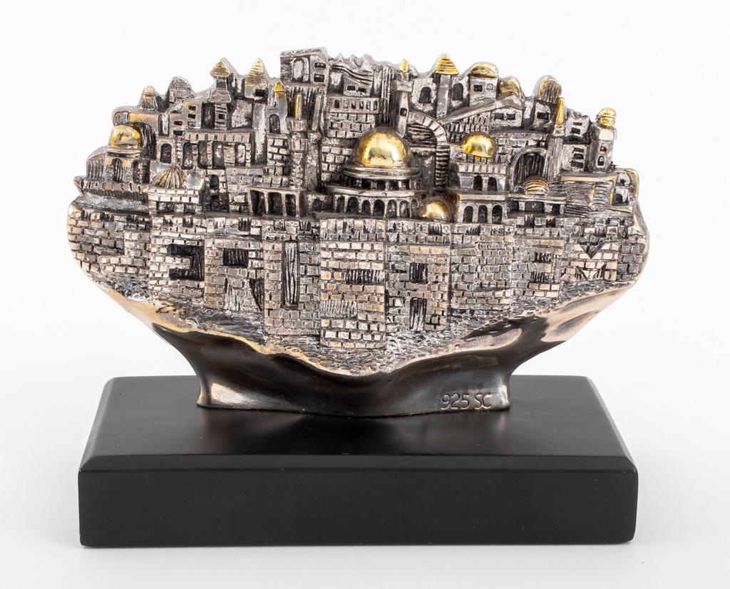 ISRAEL JUDAICA SILVERED JERUSALEM