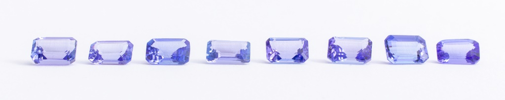 7 80 CTTW LOOSE EMERALD CUT TANZANITE 2fc0ce