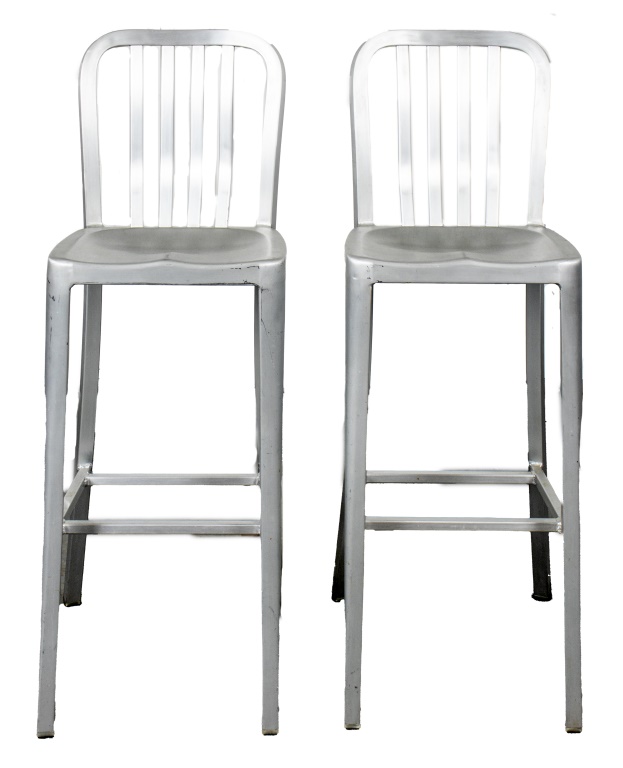 EMCO ALUMINUM BARSTOOLS PR Pair 2fc142