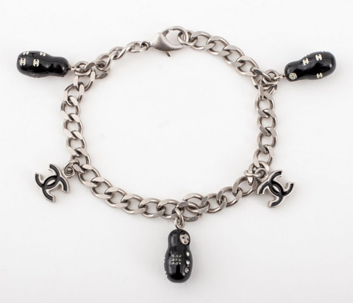 CHANEL RUSSIAN DOLL CHARM BRACELET 2fc178