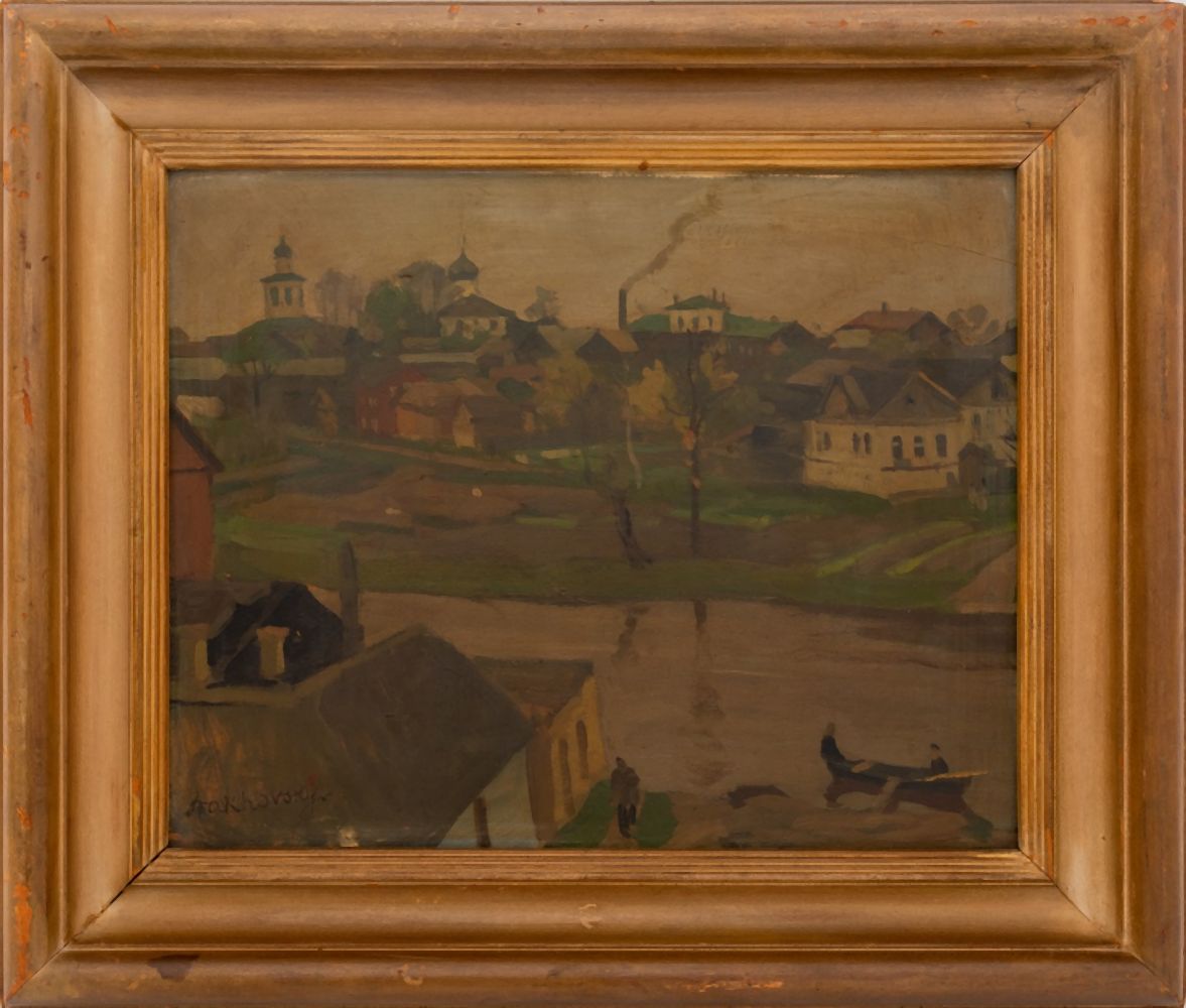 ARNOLD BORISOVICH LAKHOVSKY CITYSCAPE