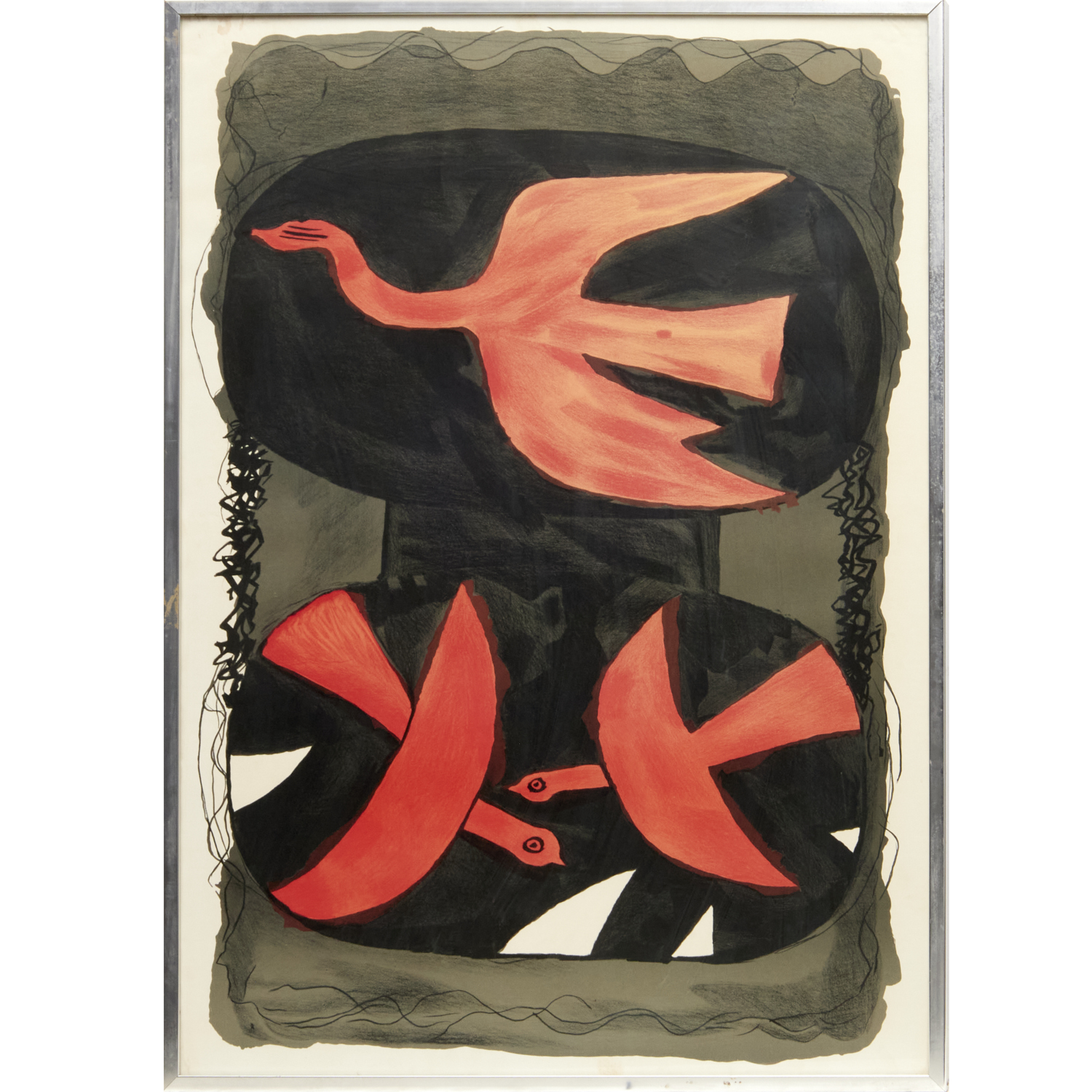 GEORGES BRAQUE, LITHOGRAPHIC POSTER,