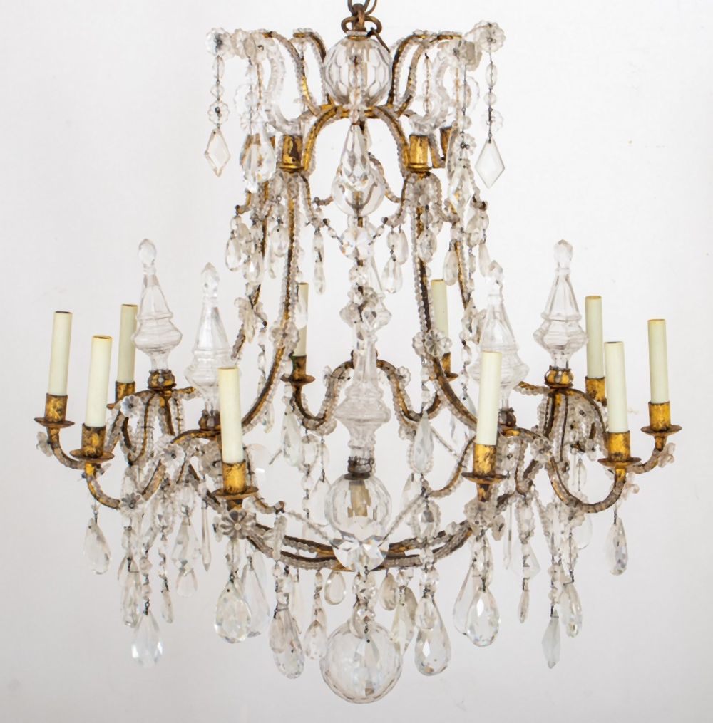 LOUIS XV STYLE CAGE FORM TEN LIGHT 2fc1f3