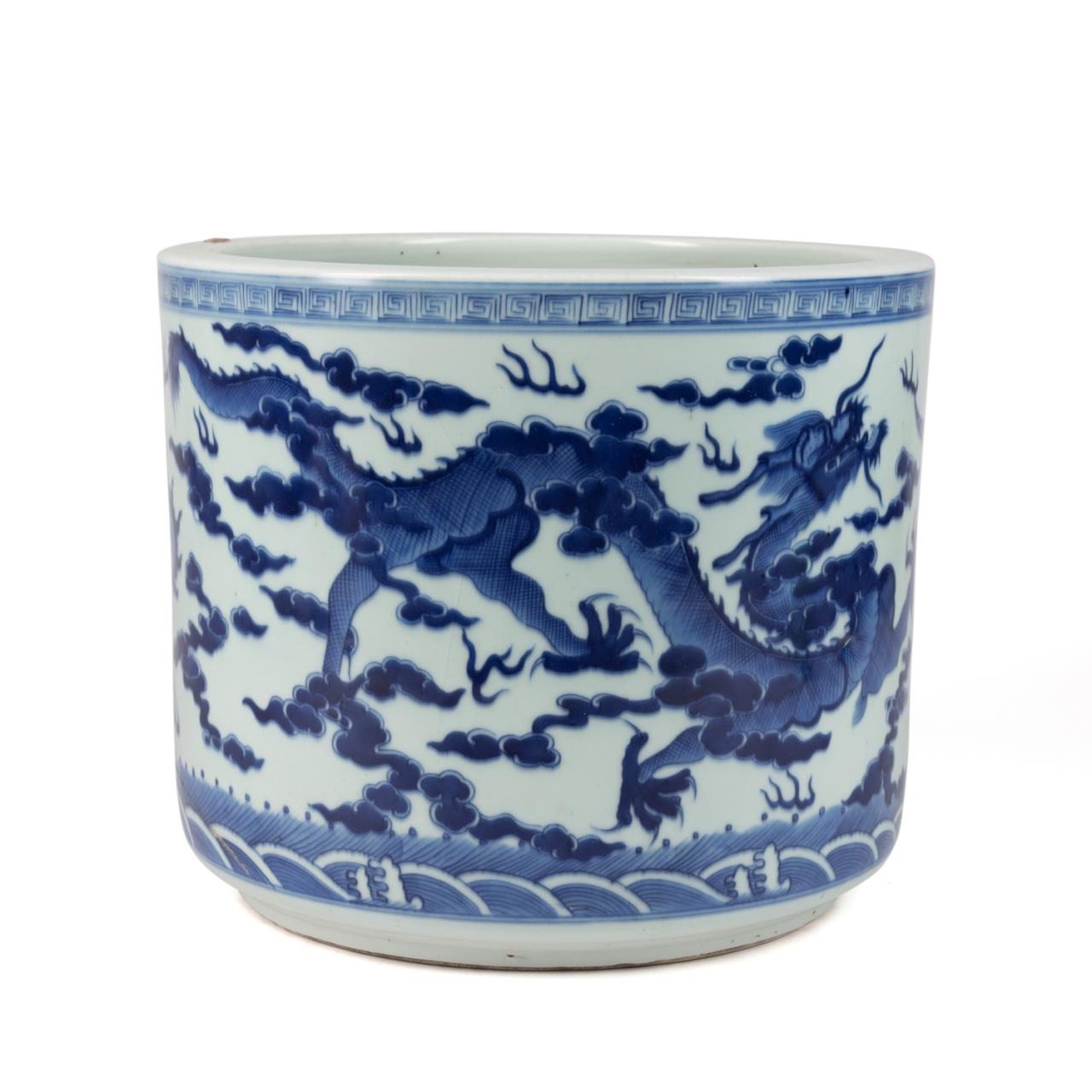 CHINESE MING STYLE BLUE & WHITE