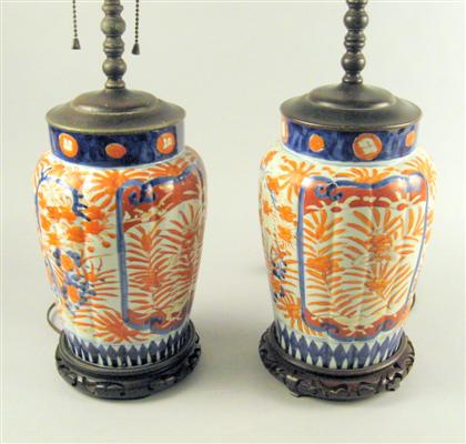 Pair of Japanese Imari porcelain 4c2c5