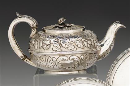 George III sterling silver teapot 4c2cc