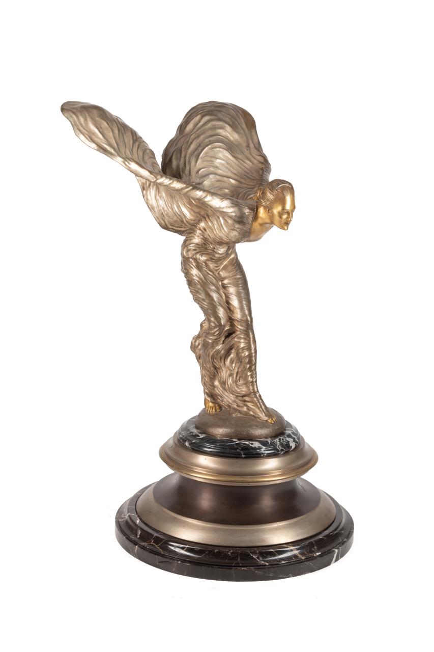 CHARLES SYKES SPIRIT OF ECSTASY BRONZE,