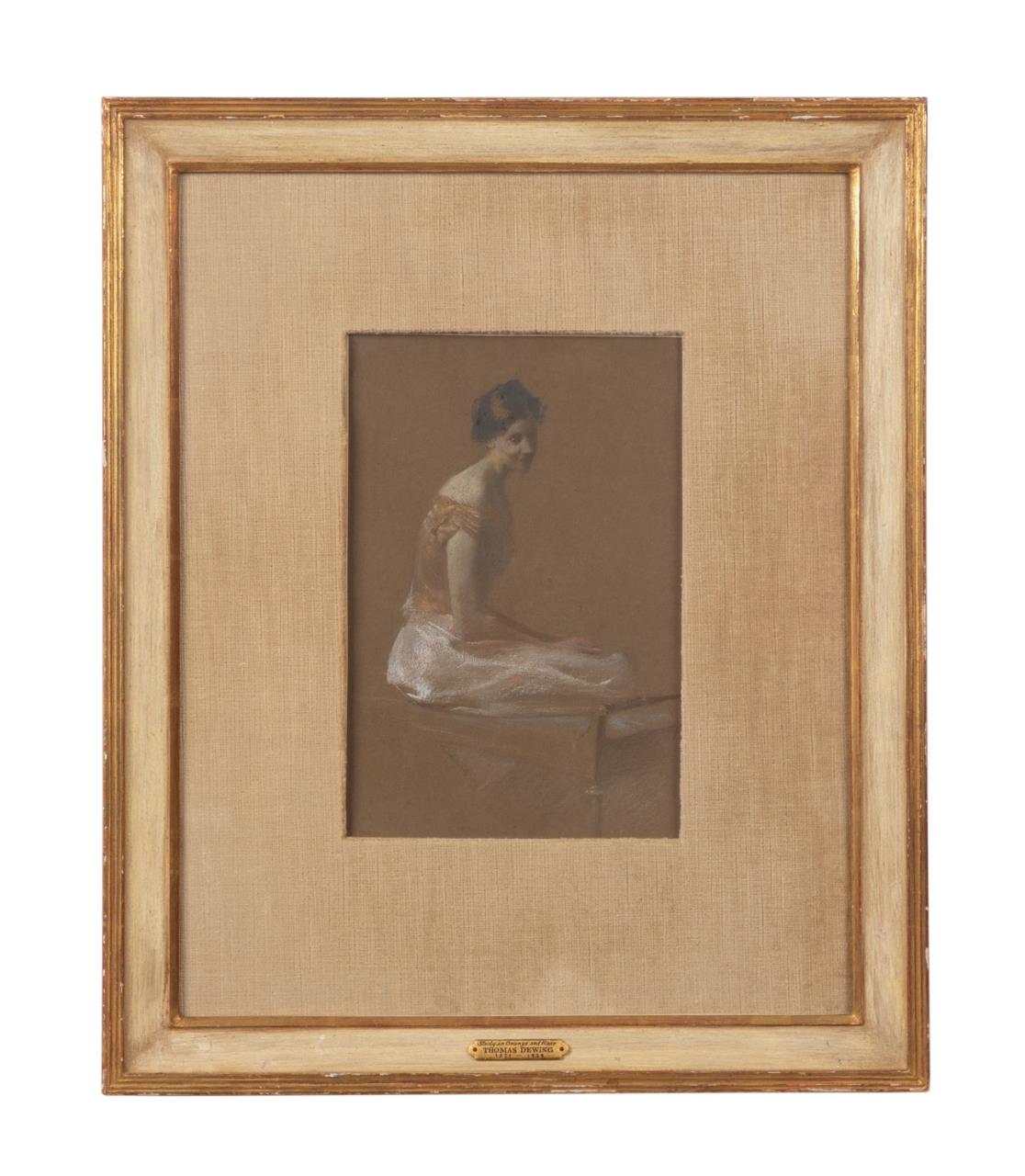 THOMAS DEWING PASTEL SIGNED BROOKLYN 2f9bfb