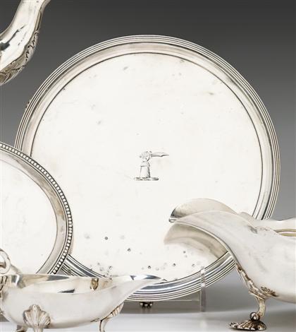 George III sterling silver waiter 4c2ce