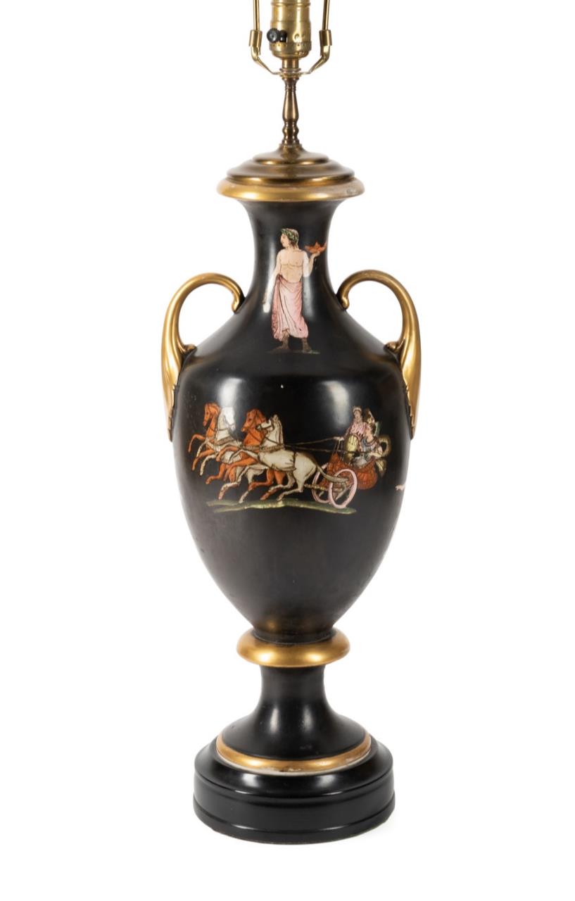 MID-19TH C. ENGLISH GREEK REVIVAL VASE