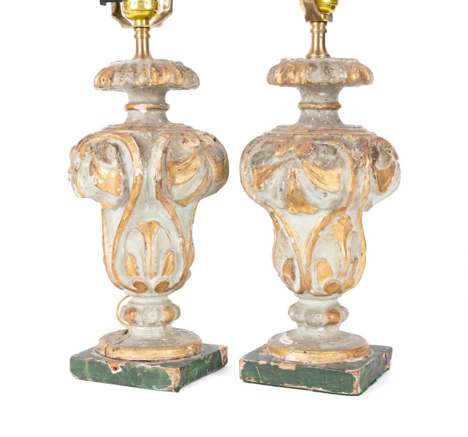 PAIR 18TH 19TH C BAROQUE STYLE 2f9c97