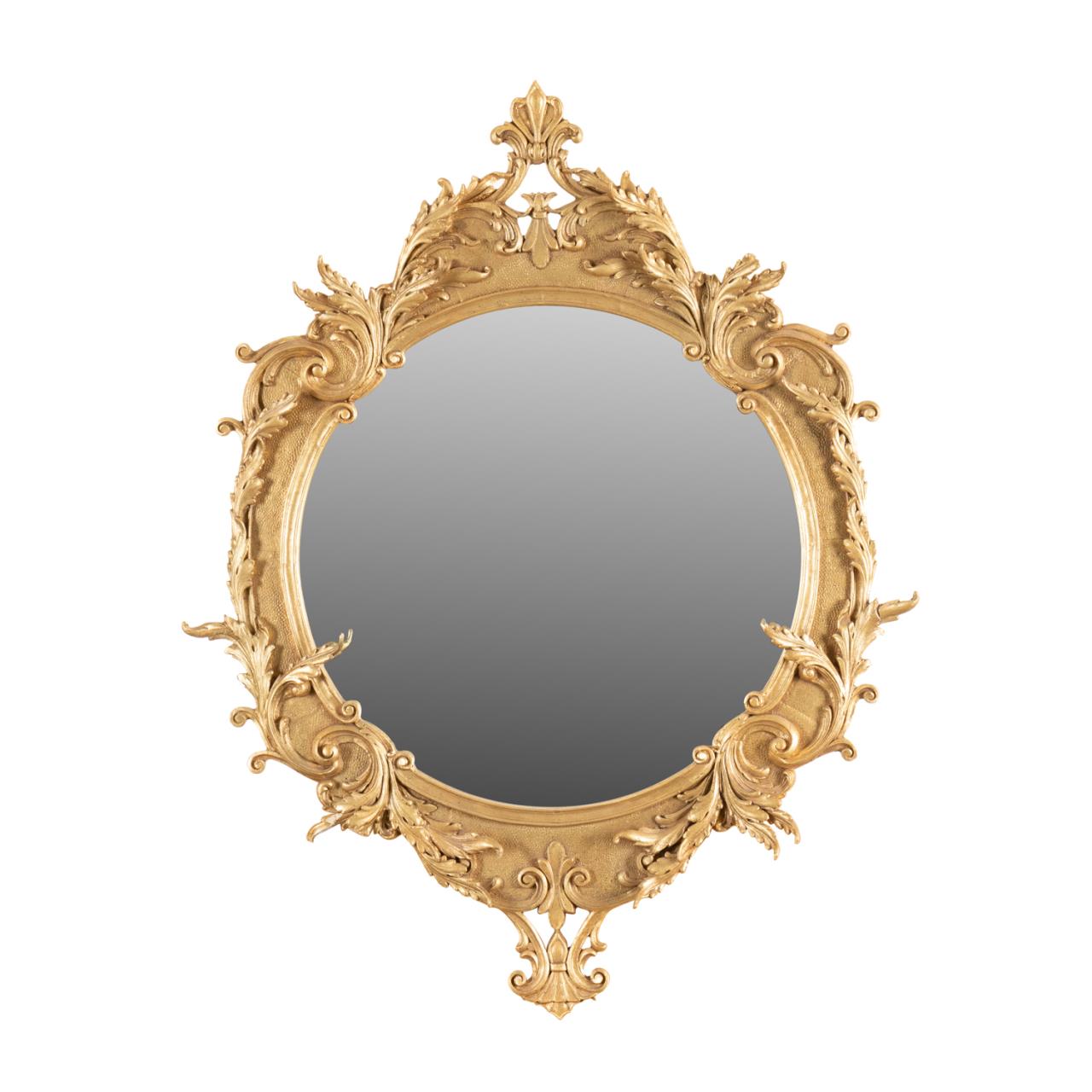 ITALIAN ROCOCO STYLE CIRCULAR GILTWOOD