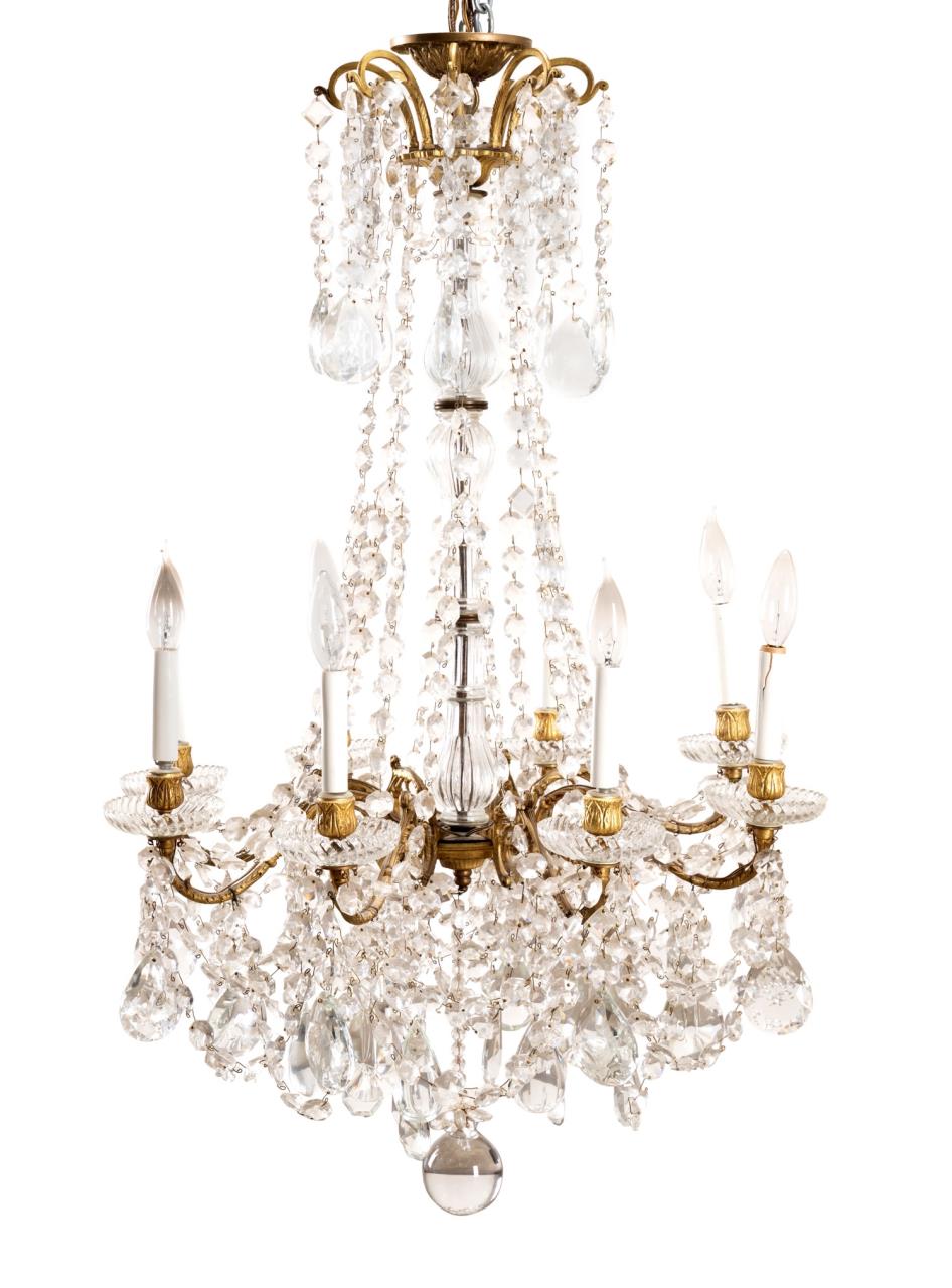 LOUIS XV STYLE EIGHT LIGHT CRYSTAL 2f9cdd