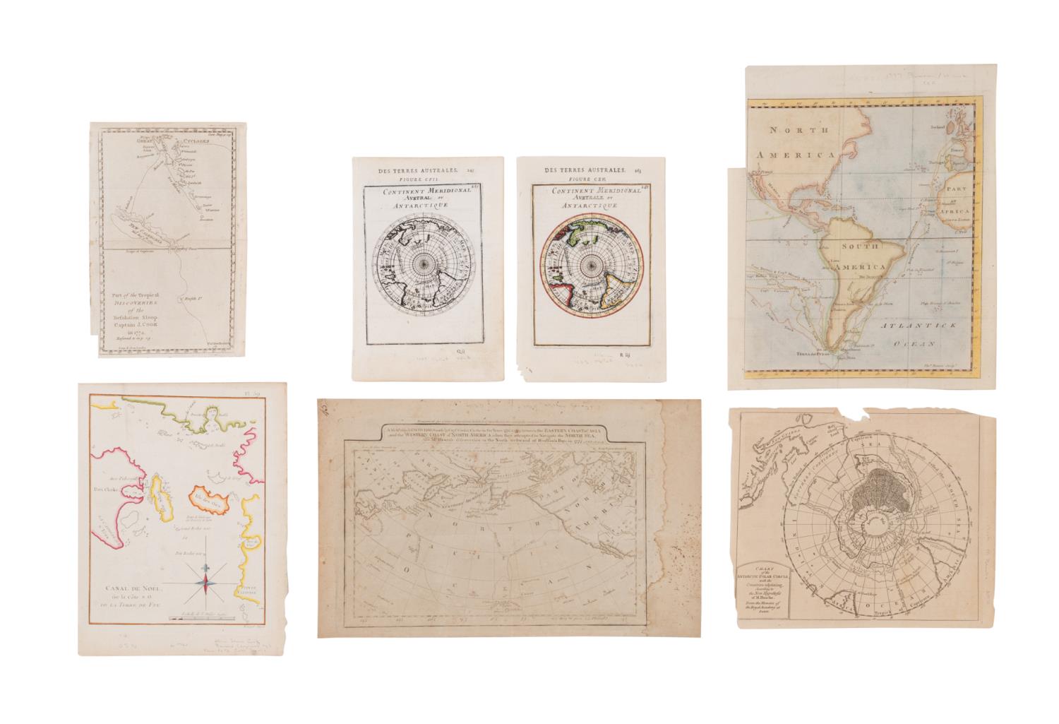 7 SMALL MAPS CAPTAIN COOK POLAR 2f9d23