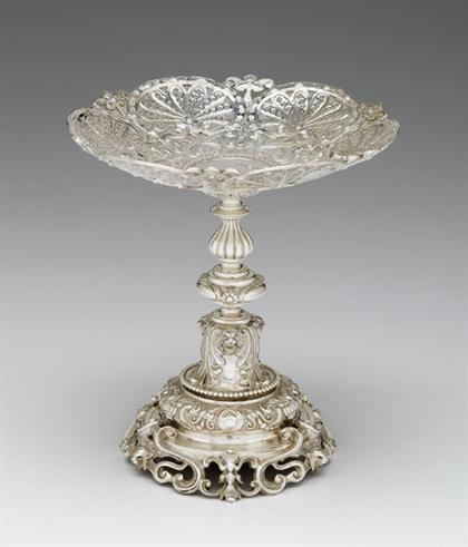 Victorian sterling silver compote 4c301