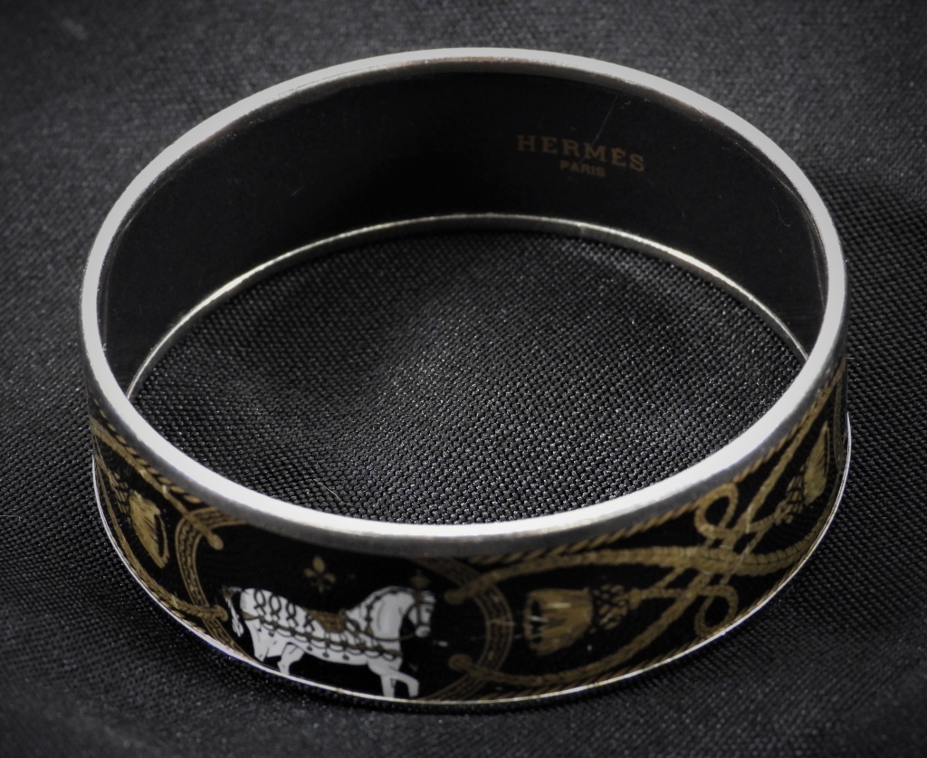 HERMES GRAND APPARAT ENAMEL BRACELET