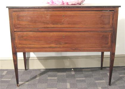 Italian inlaid mahogany commode 4c30d