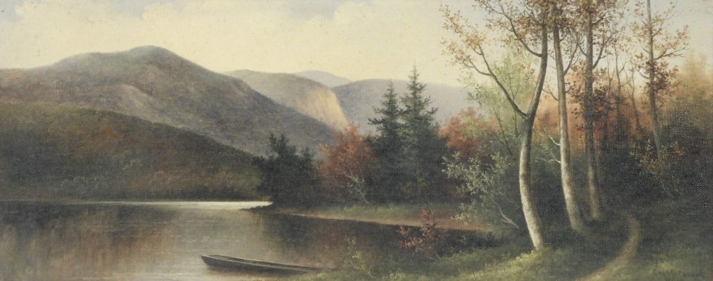 GEORGE MCCONNELL MAINE FOREST LANDSCAPE 2f9e97