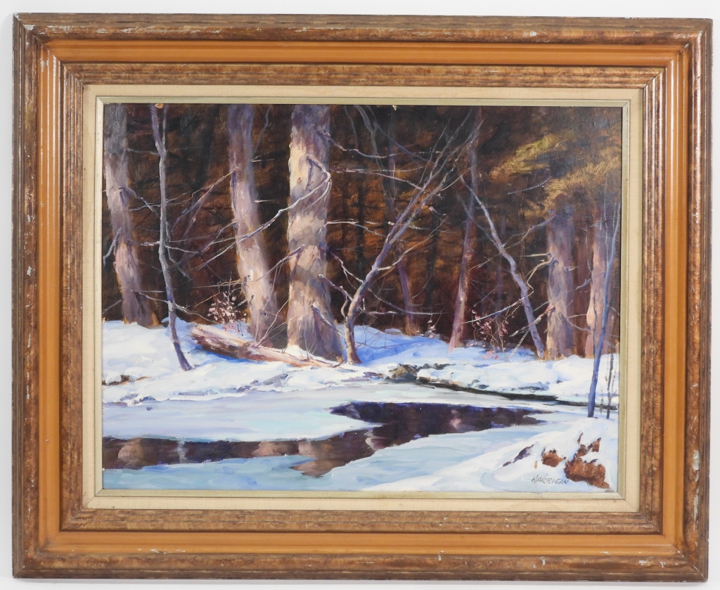 EDWARD HARRIGAN WINTER FOREST LANDSCAPE 2f9e99