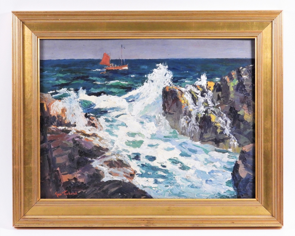 GEORGE TURLAND GOOSEY OCEAN LANDSCAPE 2f9eb8