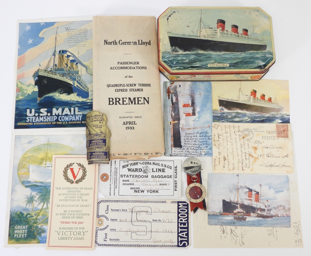 COLLECTION OF STEAMER SHIP OCEAN 2f9ef9