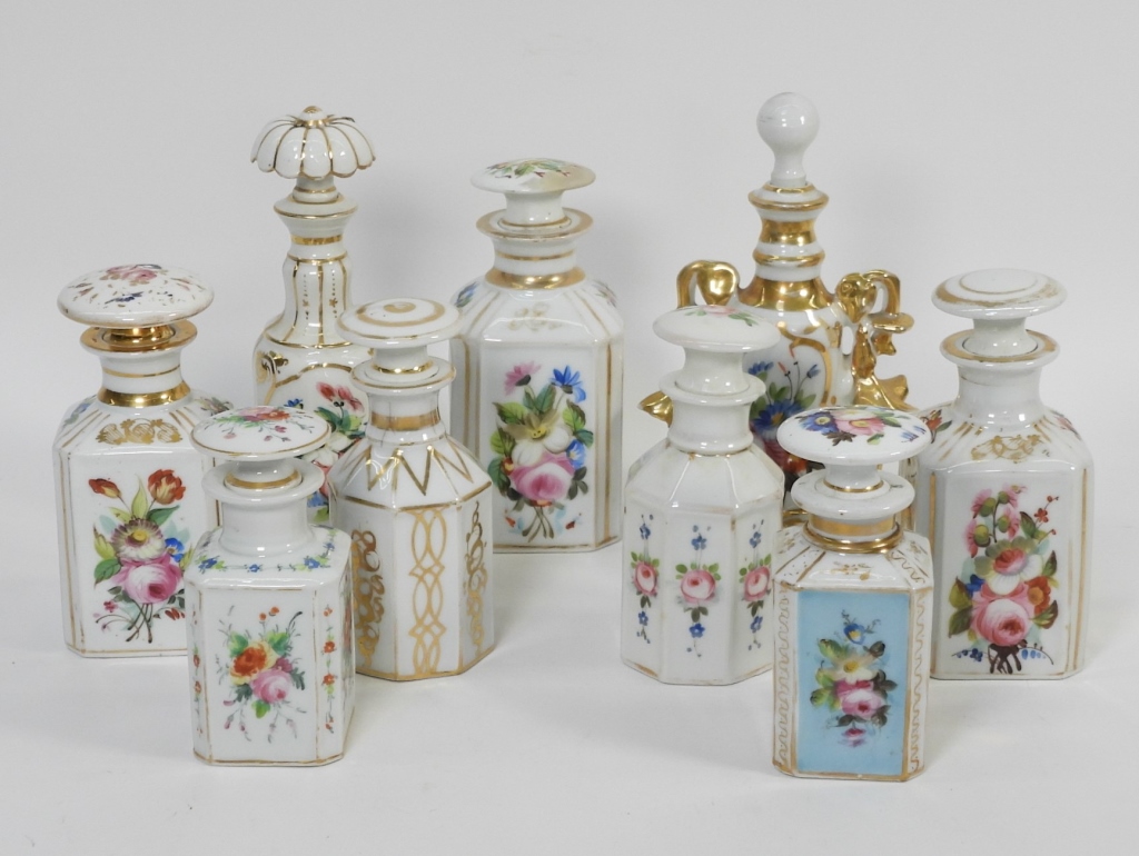 9PC EUROPEAN PORCELAIN PERFUME