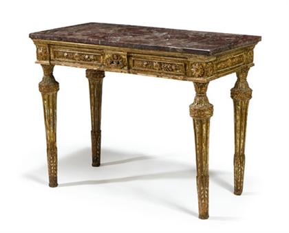 Italian Neoclassical giltwood console 4c31d