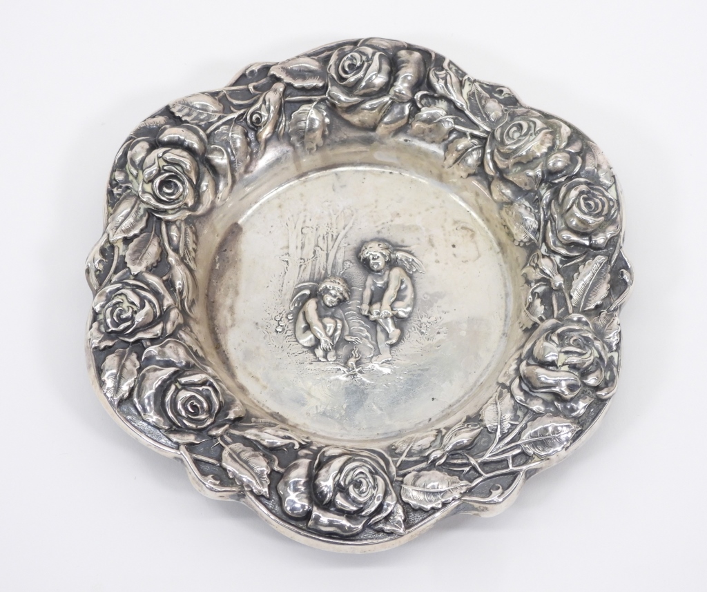 UNGER BROS STERLING SILVER REPOUSSE