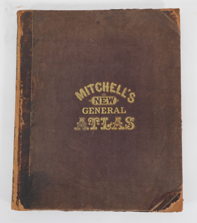 1866 MITCHELL S NEW GENERAL ATLAS 2f9f5e