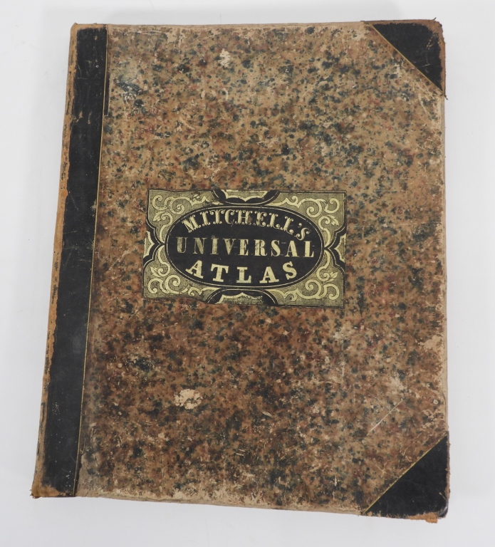 1854 MITCHELLS UNIVERSAL ATLAS Pennsylvania,1854Mitchells